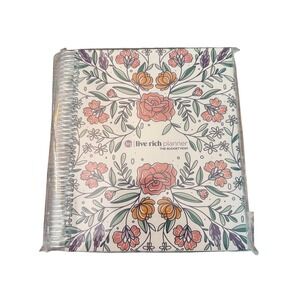 The Budget Mom Live Rich Planner TBM Floral Personal & Financial Organizer NEW